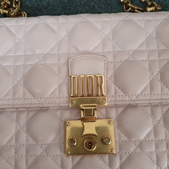 Soft Pink Dioraddict Leather Bag - Picture 13 of 14